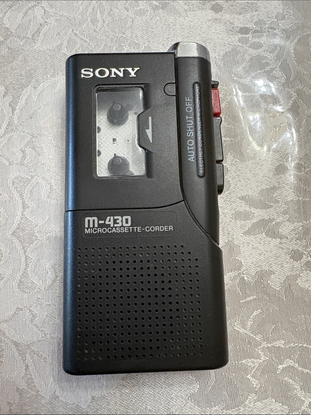 Vintage Sony M-430 Pressman Microcassette Recorder